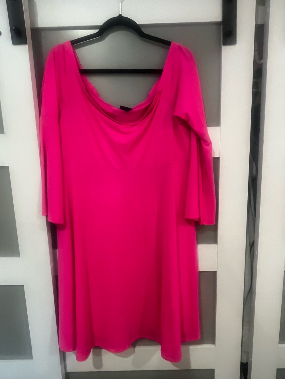 torrid Hot Pink Off Shoulder Dress